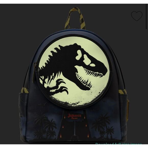 Loungefly Jurassic Park Dino Moon Mini Backpack NWT - Picture 3 of 5